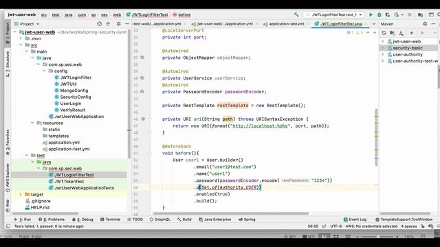 4. SpringSecurity 와 JUnit5 - Episode 3 JWT 토큰 로그인 смотреть онлайн