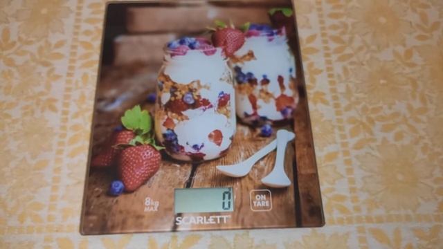 Обзор, распаковка кухонных весов от SCARLETT model. SC-KS57P35 смотреть онлайн