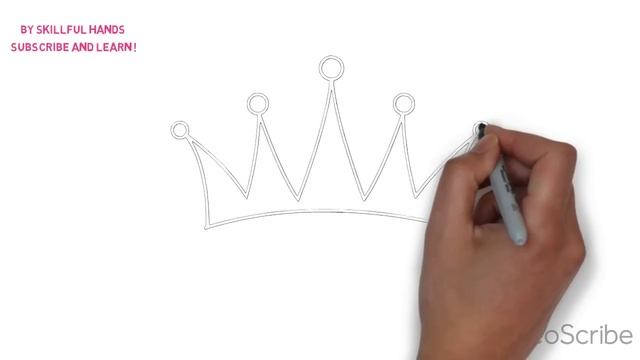 How to Draw a Crown / Как нарисовать корону смотреть онлайн