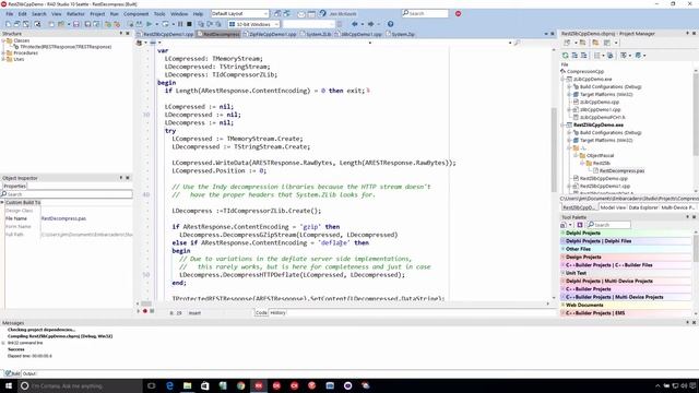 Decompressing GZIP Encoded REST HTTP Responses in C++Builder смотреть онлайн
