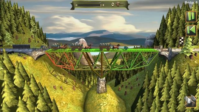 Bridge Constructor Medieval Chapter 4 Bridge 9 Solution смотреть онлайн