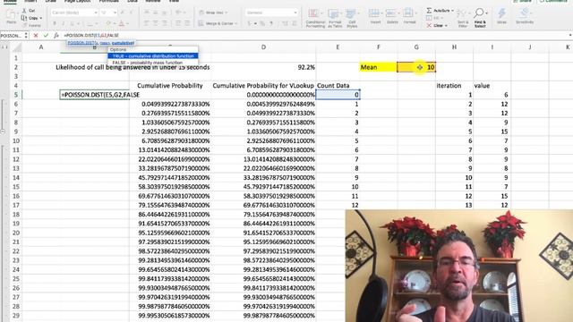 Monte Carlo Simulation in Excel - Poisson Distribution смотреть онлайн
