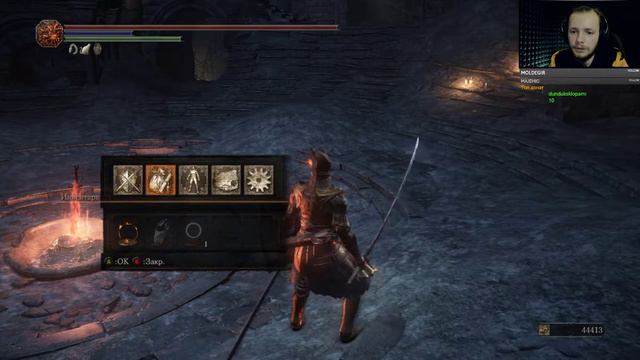 Dark Souls 3 ► Замок Лотрика. Доспехи Драконоборца. Архив. Принц Лотрик и Принц Лориан► #5