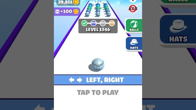 Ball Merge 2048 - All Levels Ball Gameplay Android, iOS ( Level 1344 - 1350 ) смотреть онлайн