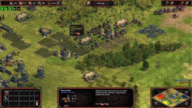 Age of Empires, No Cheat, Yamato vs 3AI, Moderate Difficulty, Map River смотреть онлайн