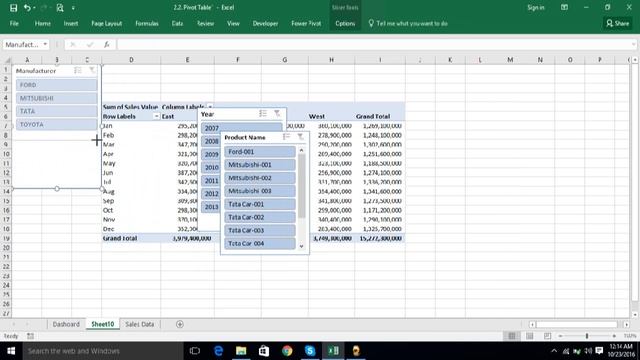 Bengali Excel Tutorial to Prepare an Automated Dashboard Report Using PivotTable смотреть онлайн