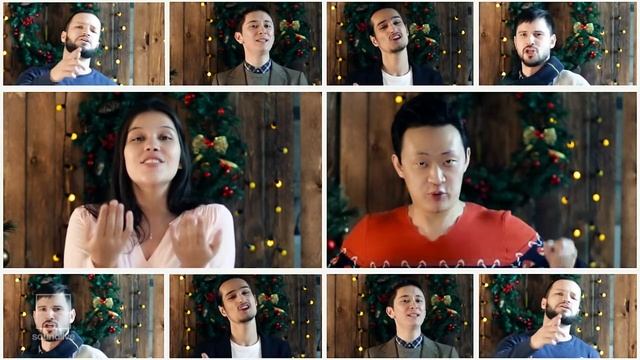 5 A Capella Christmas and Happy New Year songs for 3 minutes 2016 (Covers set) смотреть онлайн