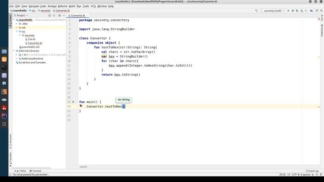 Kotlin - 16.4 (Конвертация из Hex в String и из String в Hex) смотреть онлайн