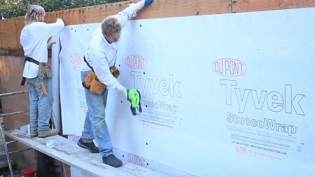 How to attach Tyvek stucco house wrap смотреть онлайн