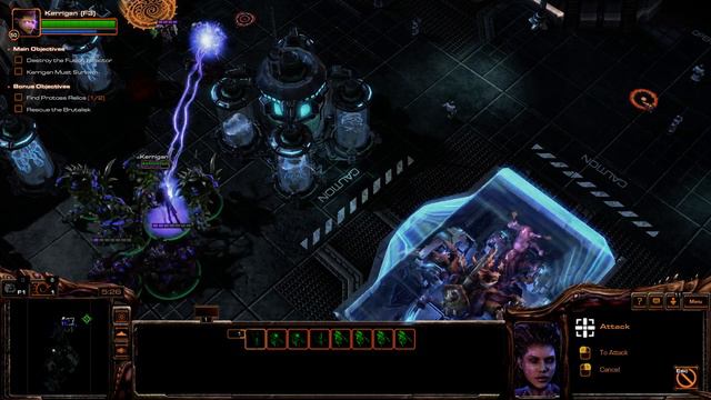 StarCraft II WOL Zerg Edition Mission 20 Piercing the Shroud Brutal смотреть онлайн