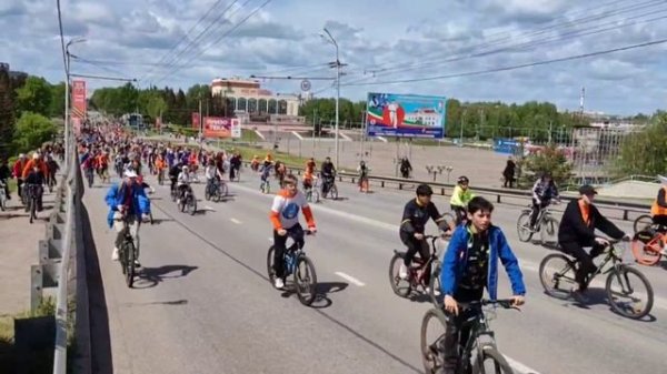Велопарад в ВелоСтолице/Альметьевск
