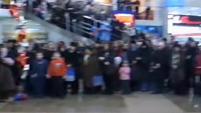 Моноцикл, выступление клоуна в ТЦ "Глобал UA" смотреть онлайн