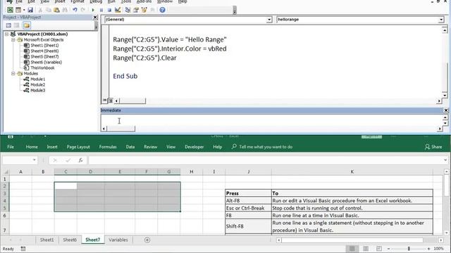 Excel VBA Hello Range | CH004 смотреть онлайн