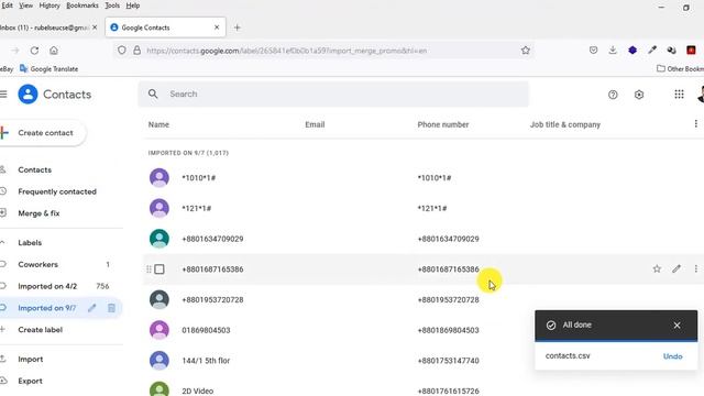 ⚪2022 - How To Import Contacts From Excel to Your Google Contacts - Import Excel Contacts to Gmail смотреть онлайн