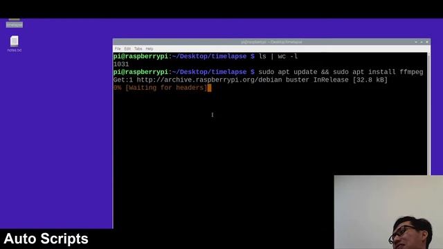 FFmpeg Tutorial - Raspberry Pi Camera Board Timelapse using command line смотреть онлайн
