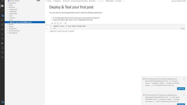 deploy your first pod to docker desktop смотреть онлайн