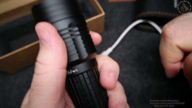 Convoy M3-C новый фонарь, обзор (XHP70.2 и 5000K, USB-C, 8 режимов) смотреть онлайн