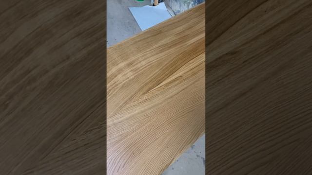Изготовили столешницы из массива ясеня, столешницы сделаны по типу сендвич. Масло с воском Borma. смотреть онлайн