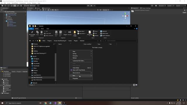 Unity Hand Tracking with Oculus Quest 2 and UI Canvas - Tutorial смотреть онлайн