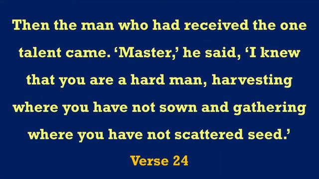 Matthew 25:14-30 Sermon by the Revd Karl Przywala смотреть онлайн