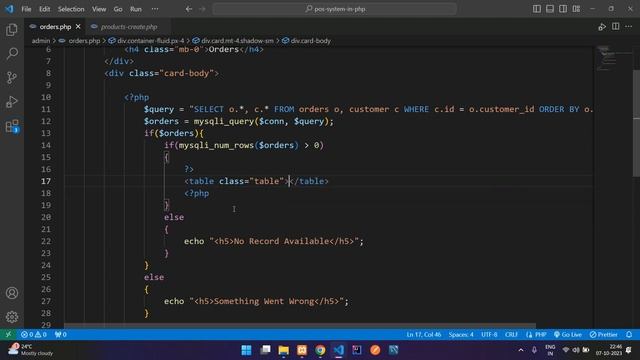 POS System in PHP Part 18: View Orders with customer data - Fetch data from two tables in php mysql смотреть онлайн