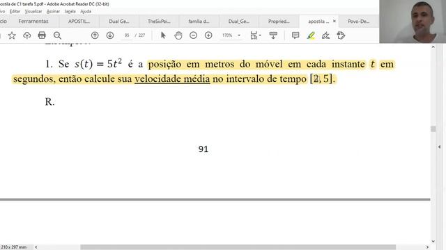 Cap. 24 de Cálculo 1. História e Filosofia da Matemática. Velocidade e aceleração instantânea. смотреть онлайн