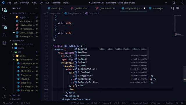 React Responsive Admin Dashboard Tutorial With Chart Library with Animations. смотреть онлайн