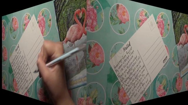 Как подписать почтовую открытку | Посткроссинг | Postcrossing | Как я подписываю открытки смотреть онлайн