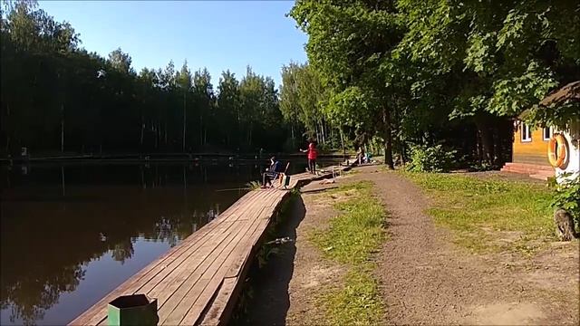 Утренний обзор с нижнего водоёма. Клёвое место, Лосиный остров. смотреть онлайн