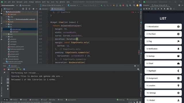 List View Animation One by One in Flutter! смотреть онлайн