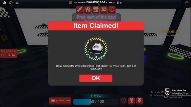 [FREE ITEM] HOW TO GET the VANS WHITE-BLACK CLASSIC PATCH TRUCKER HAT | Roblox смотреть онлайн