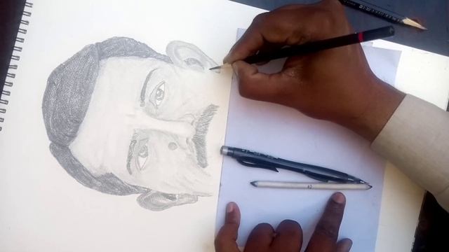#real-time #msaleem #pencil#sketch #people#draw || how to draw m saleem смотреть онлайн