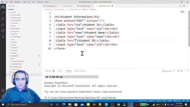 Golang Form - Gathering Data from HTML Forms | How to get data from HTML Form | Dr Vipin Classes смотреть онлайн
