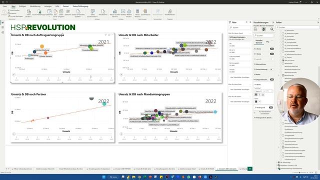 Dashboard: Umsatz & DB Scatterplots / Kanzleicontrolling mit Microsoft Power BI смотреть онлайн