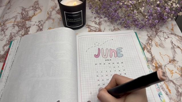 Оформление ежедневника на июнь 2023 ?|| diary design?|| Планировка смотреть онлайн
