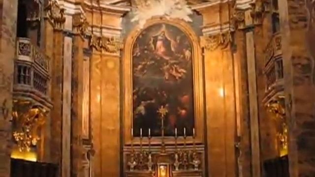 Рим. Церковь Сан Луиджи деи Франчези. Алтарная абсида и Вознесение Богородицы. смотреть онлайн