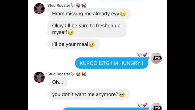 Haikyuu Characters Reacting To Y/n’s “I’m Hungry” || Haikyuu Texts смотреть онлайн