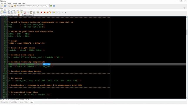 How to Code Proportional Navigation in Matlab or Octave - Missile Guidance Fundamentals - Appendix смотреть онлайн