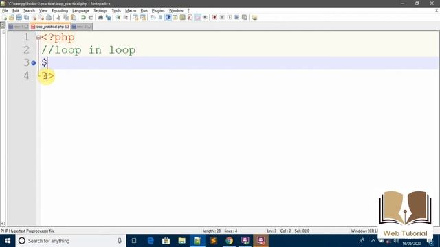 php tutorial for beginners full | for and foreach loop Part-14 | Web Tutorial by Nikhil Koshti смотреть онлайн