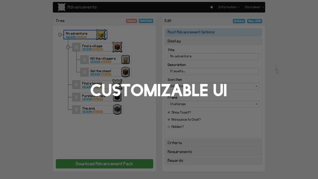 [TOOL] Minecraft Advancements Generator смотреть онлайн