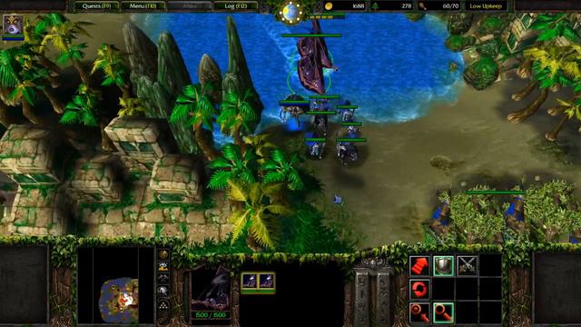 Warcraft 3: The Frozen Throne part 4 - Naga Assaults смотреть онлайн