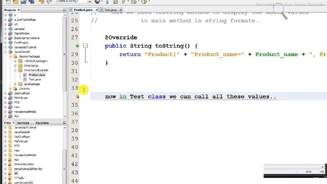 Inheritance Example || Core Java Programming смотреть онлайн