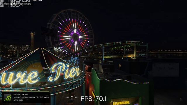 Grand Theft Auto V i5 6600k Gtx 960 Benchmark 1080p 60fps+ смотреть онлайн