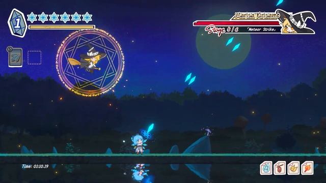 VS Marisa Kirisame (Touhou Hero of Ice Fairy - Challenge Mode) смотреть онлайн