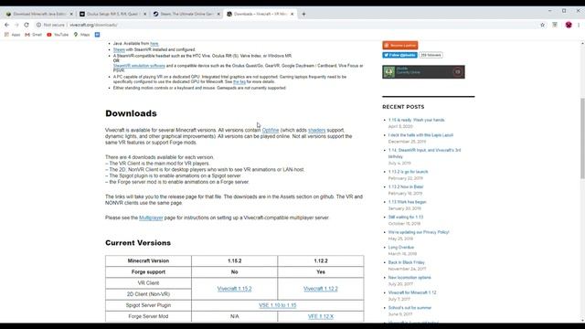 Vivecraft On Oculus Quest (using Oculus Link) - Minecraft Java In VR!