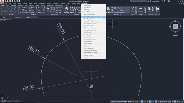 How are tunnel templates defined in Aplitop TcpTunnel CAD смотреть онлайн