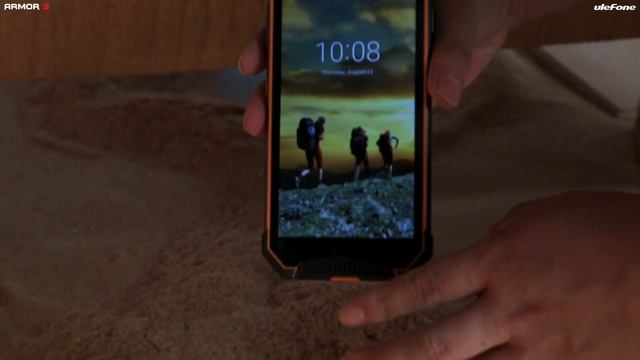Walkie-Talkie Rugged Phone Ulefone Armor 3T Dustproof Testing in Logging смотреть онлайн