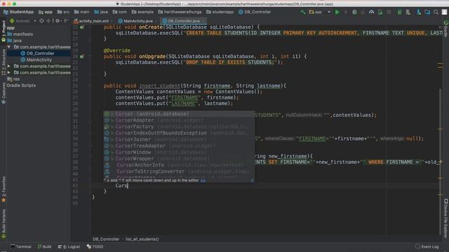 SQLite Operations_ Android studio- Create, Insert,Update,Delete - Part 3 смотреть онлайн