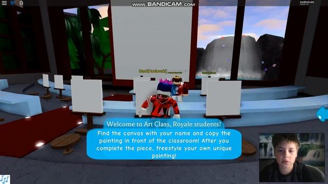 Играем в Roblox симулятор школы магии, збежали с урока смотреть онлайн