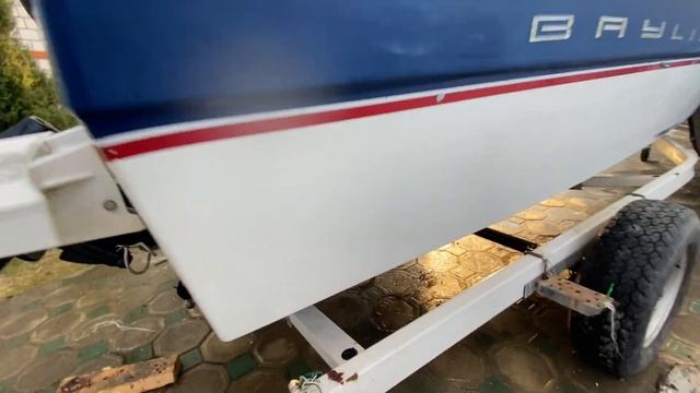 Катер Bayliner 192 отмываем своими руками от зеленухи и водорослей, 5 дней работы и он заблестел!!! смотреть онлайн